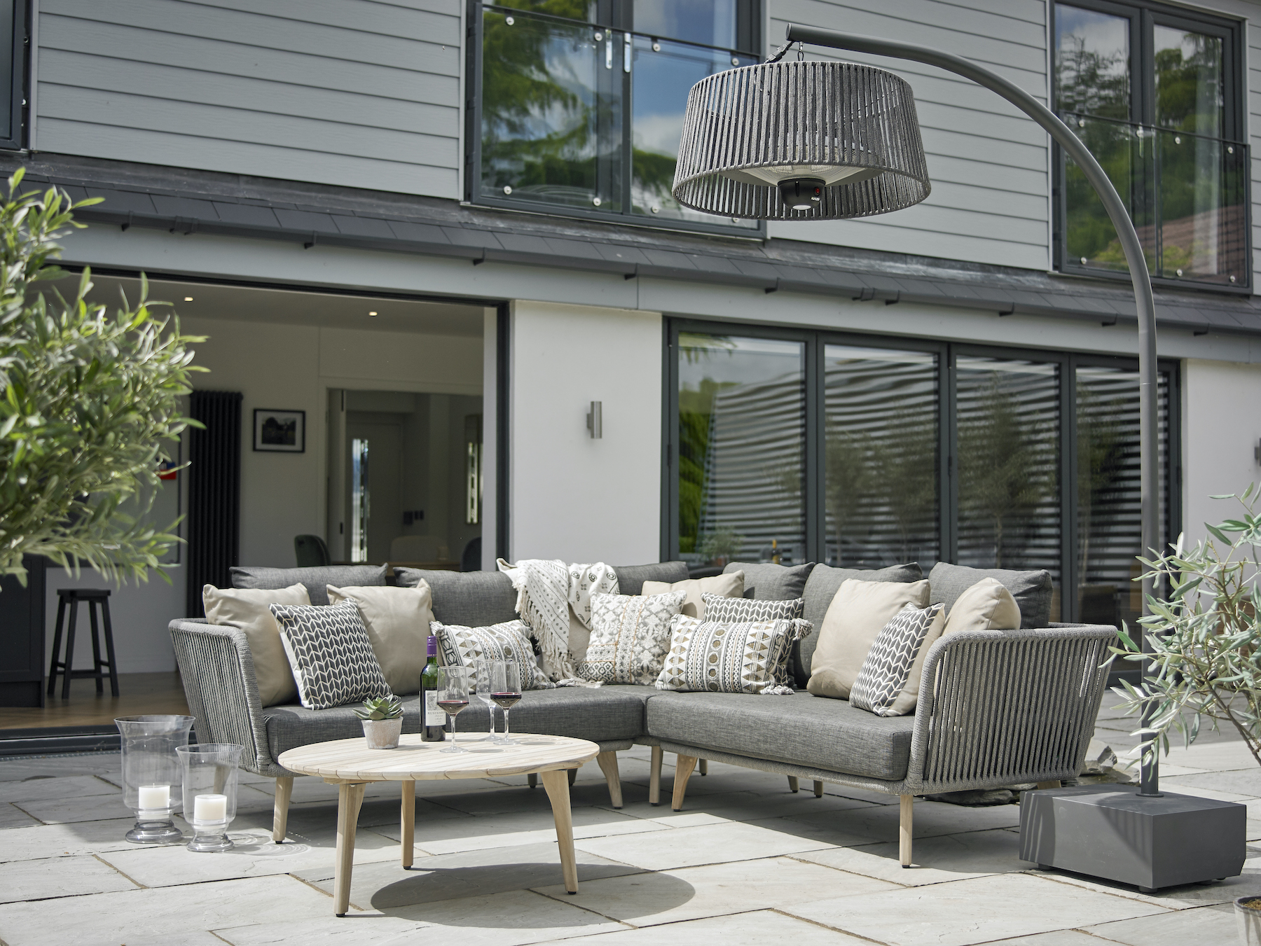 Santander corner garden sofa